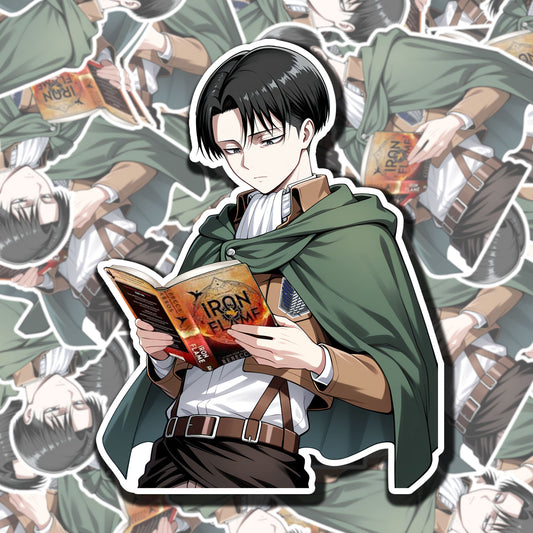 Bookish Levi Sticker
