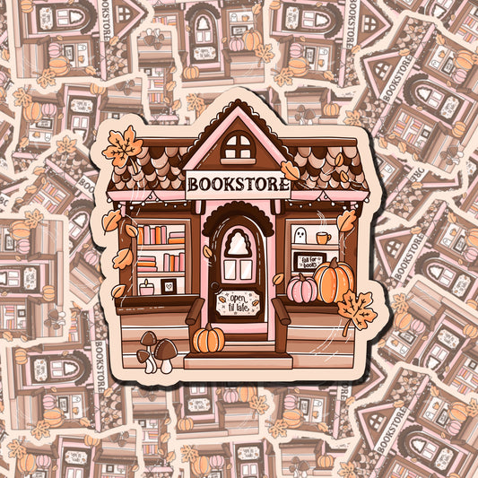 Fall Bookstore Sticker