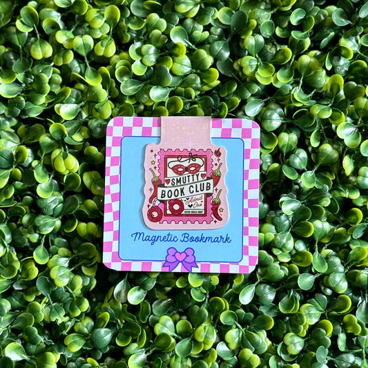 Smutty Book Club Stamp Magnetic Bookmark(holographic)