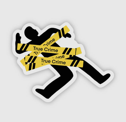 True Crime Horror Fan Sticker
