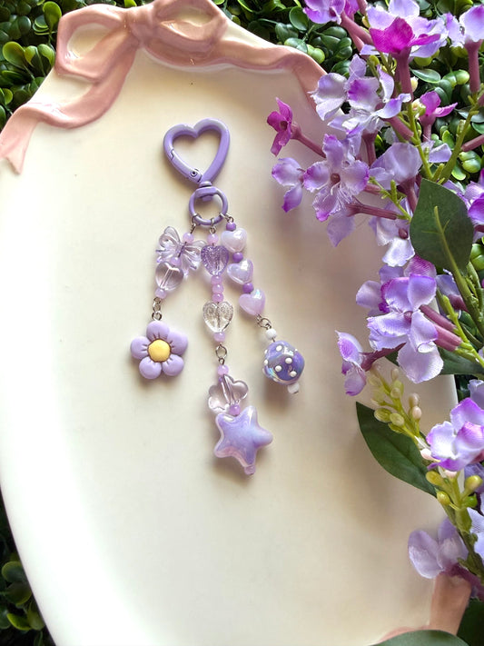 Soft Violet Keychain