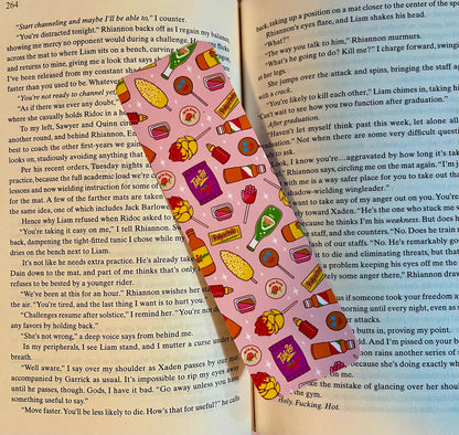 Mexican Snacks Bookmark (pink)
