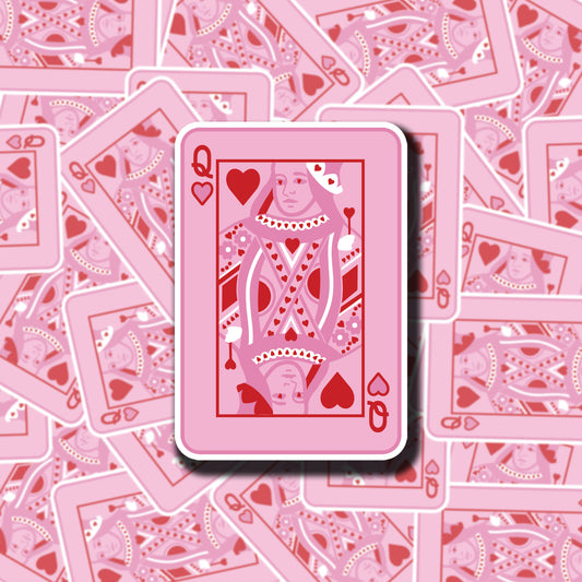 Queen Of Hearts Sticker