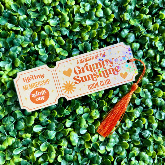 Grumpy Sunshine Bookmark (holographic)