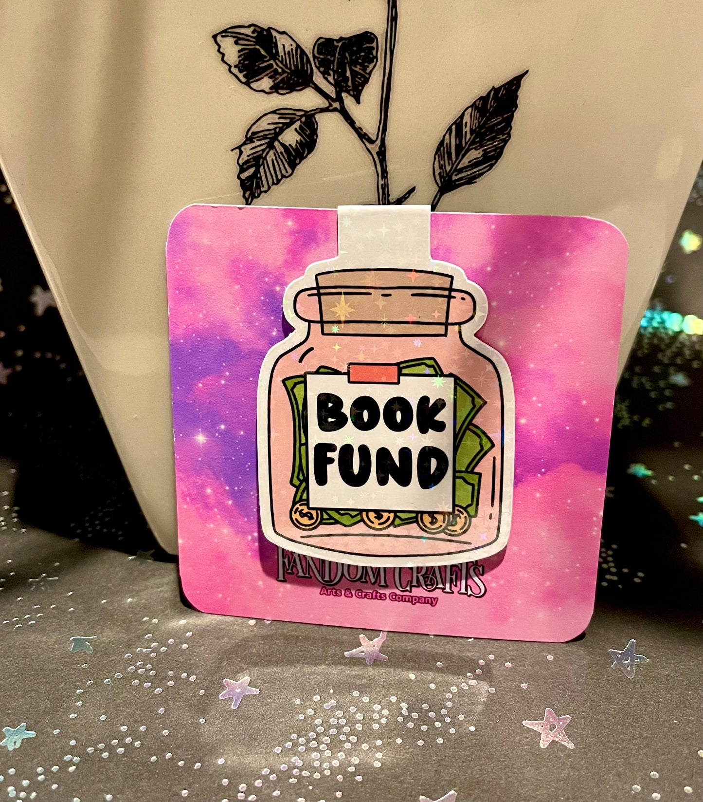 Book Fund Magnetic Bookmark