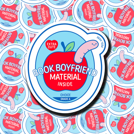 Book Boyfriend Fruit Sticker