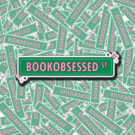 Bookobsessed Sticker