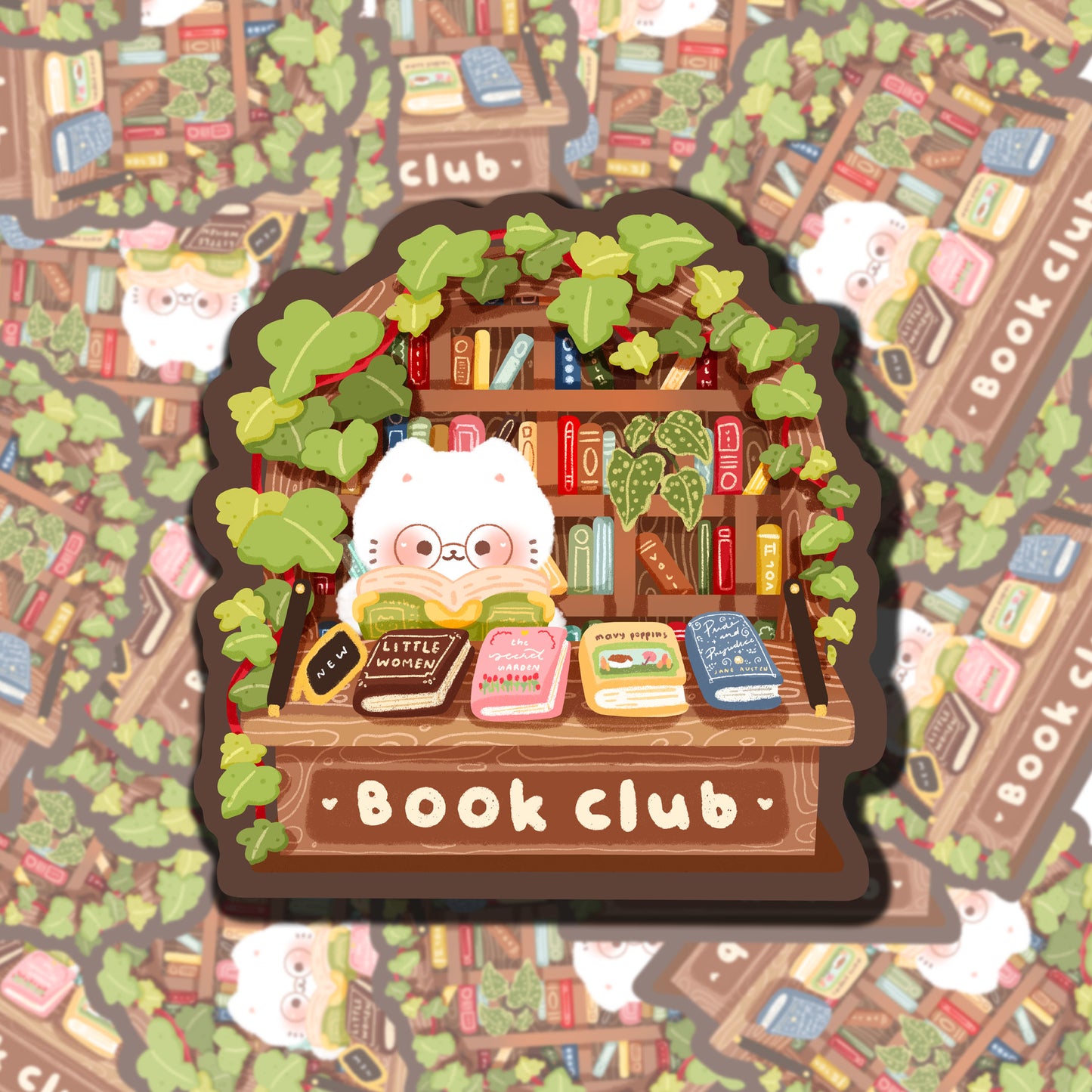 Book Club Sticker
