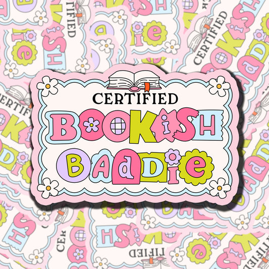 Certified Bookish Baddie Sticker