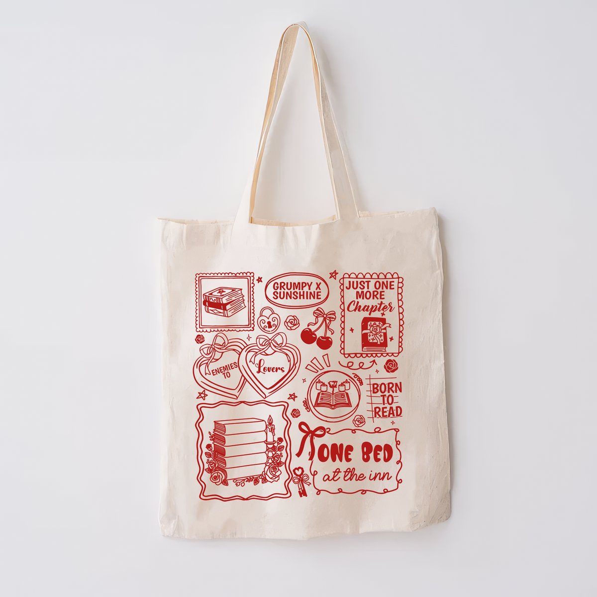 Book Tropes Tote Bag