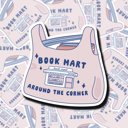 Book Mart Bag Stikcer