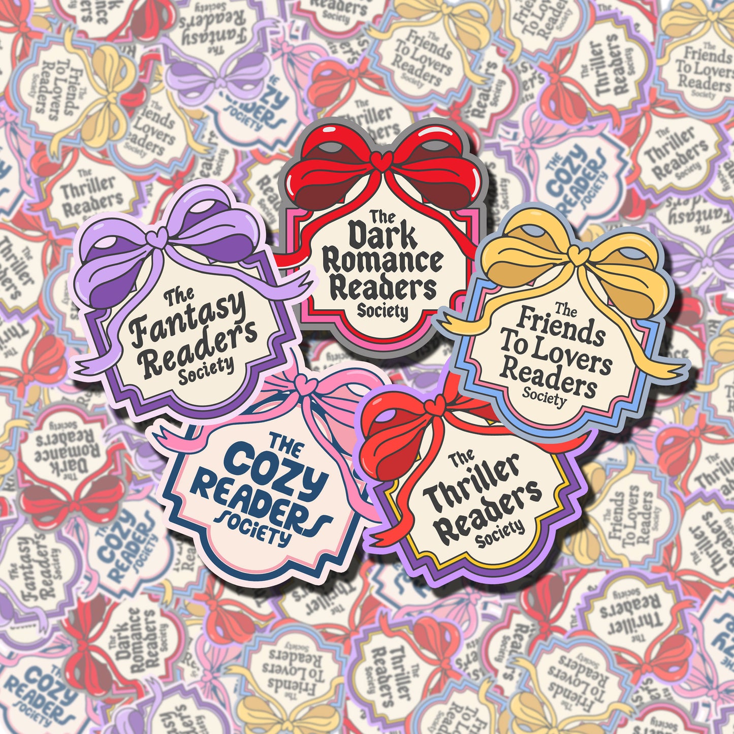 Bookish Badges Sticker Pack