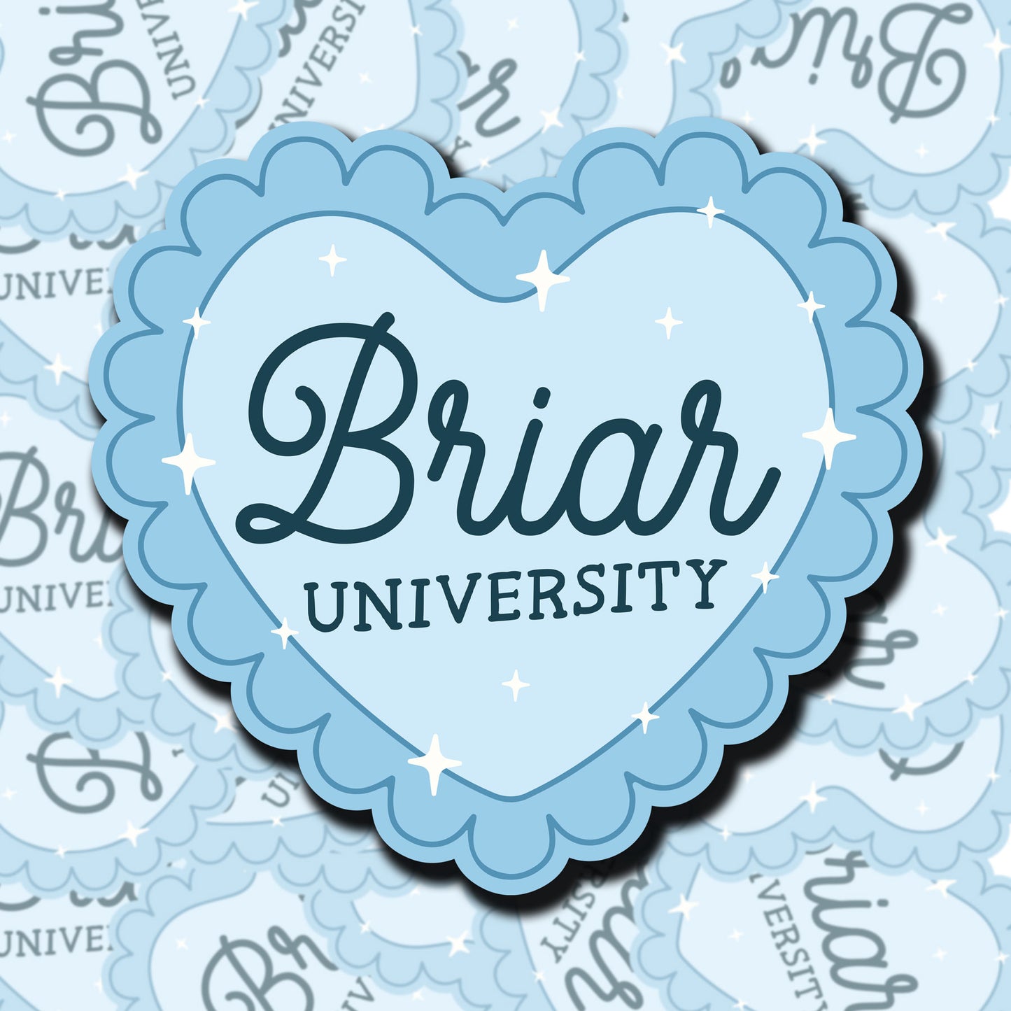 Briar University Sticker (Blue)