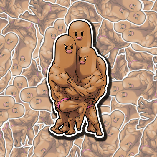 Buff Dugtrio Sticker