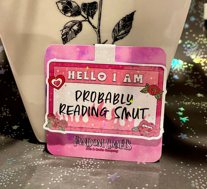 Smut Tag Magnetic Bookmark