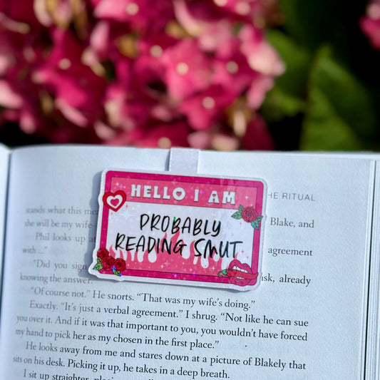 Probably Reading Smut Magnetic Bookmark (holographic)