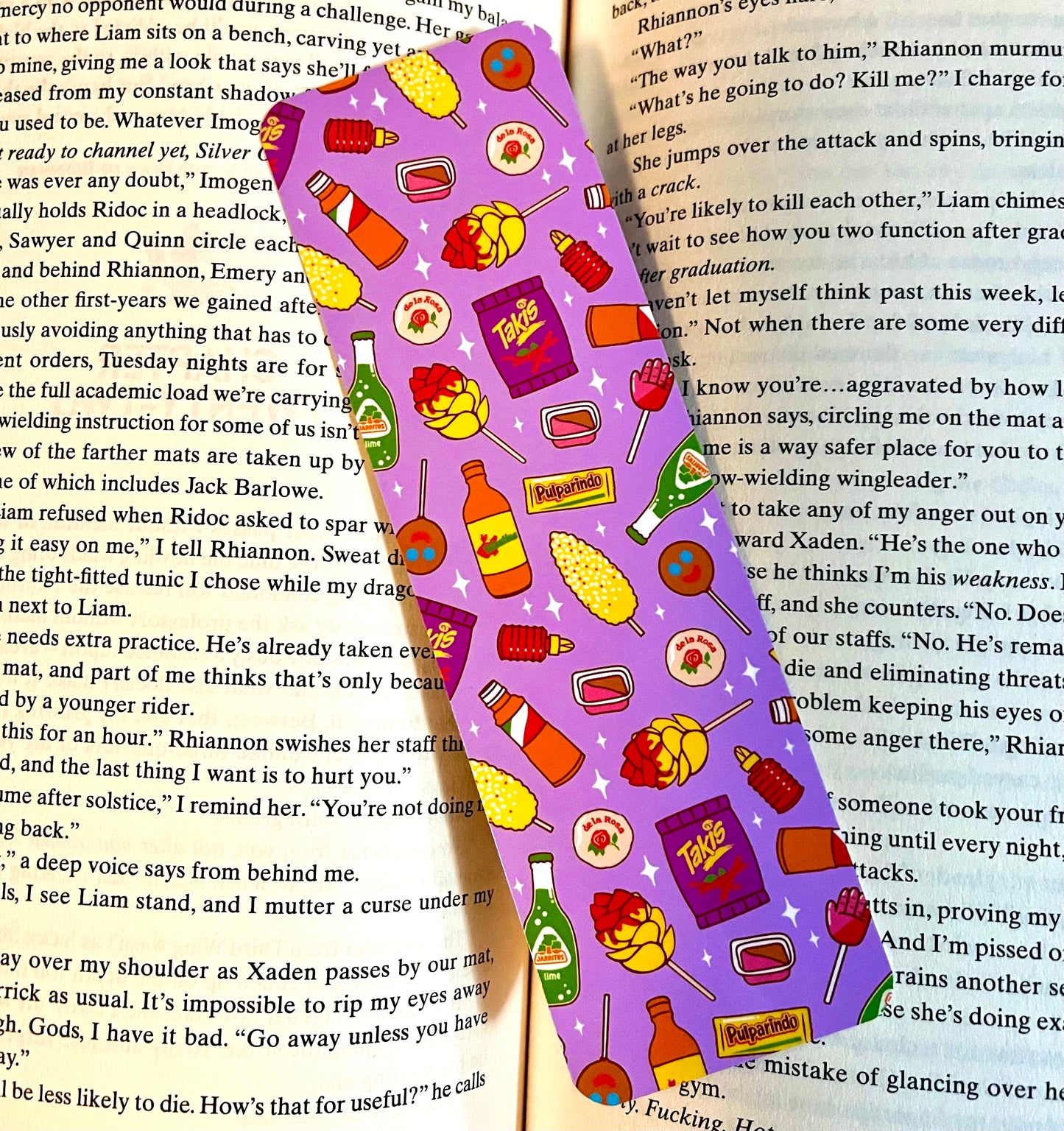 Mexican Snacks Bookmark (purple)