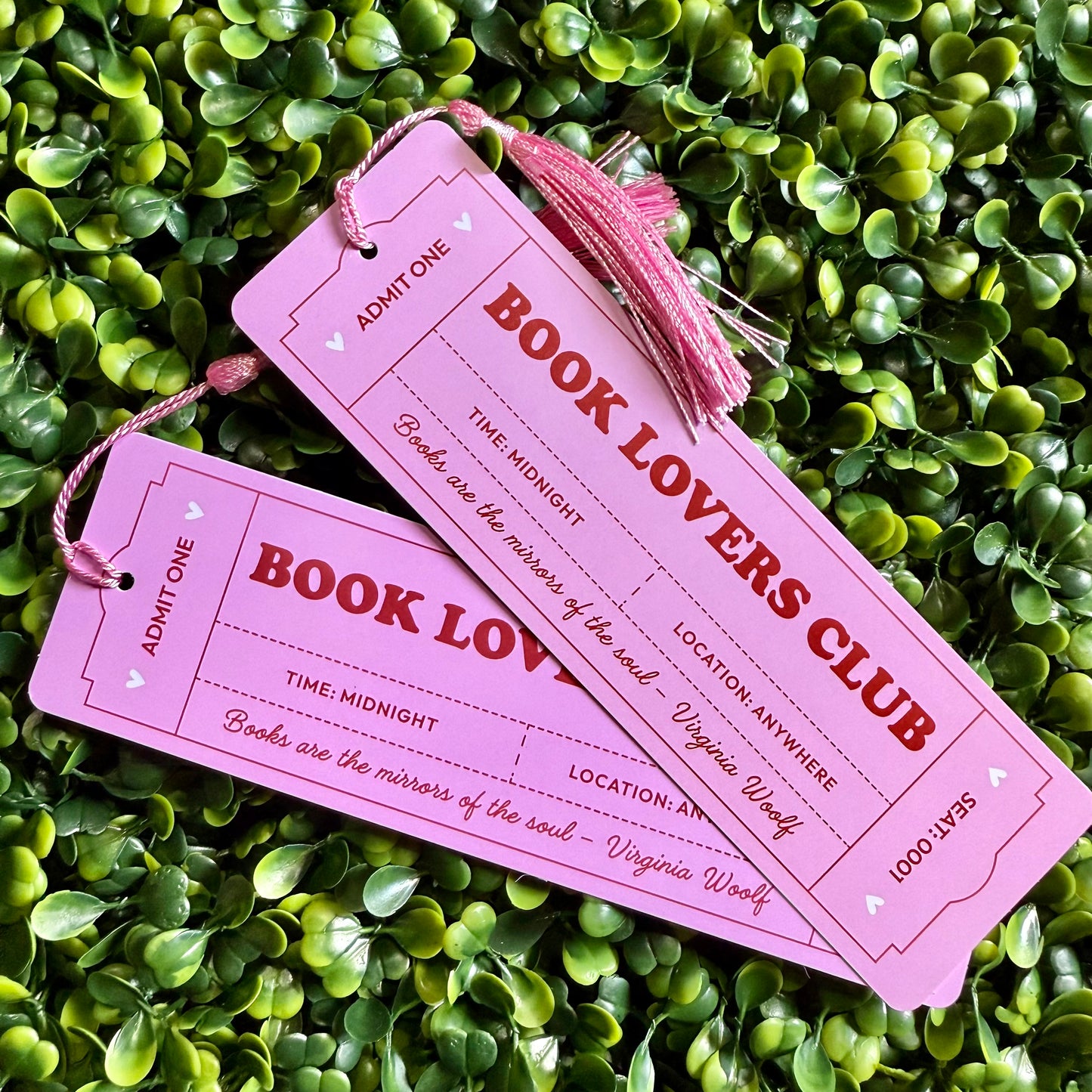 Book Lovers Club Bookmark