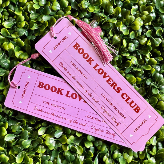 Book Lovers Club Bookmark