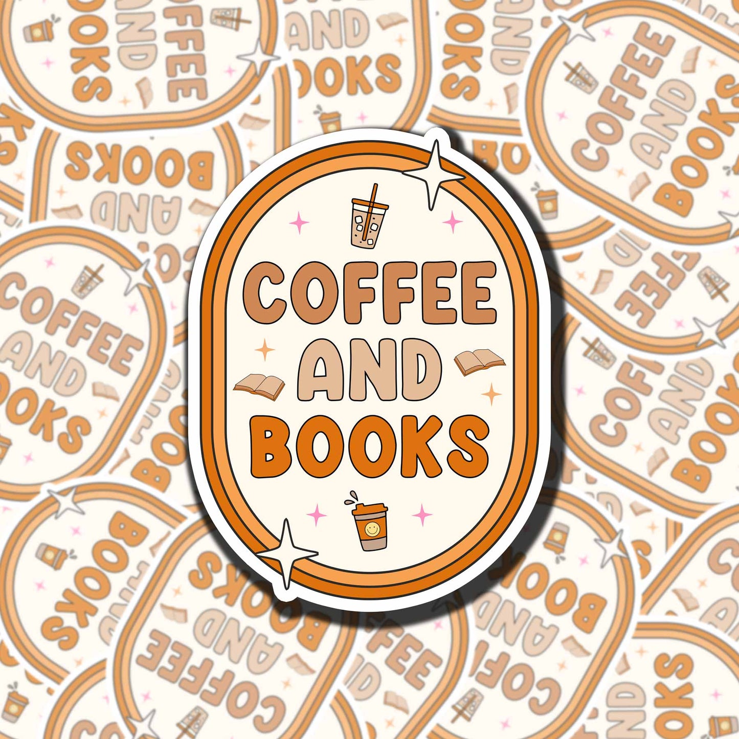 Coffee And Books Sticker