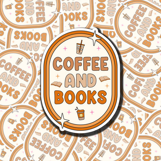 Coffee And Books Sticker