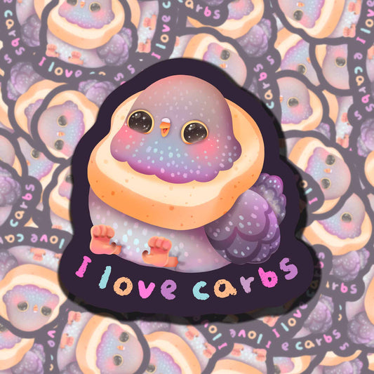 I love Carbs Sticker