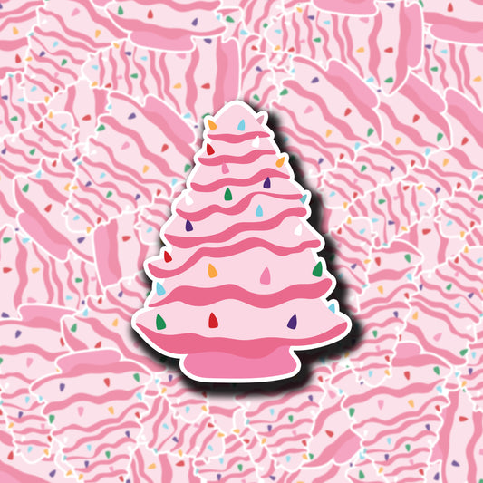 Ceramic Christmas Tree Sticker (holographic)