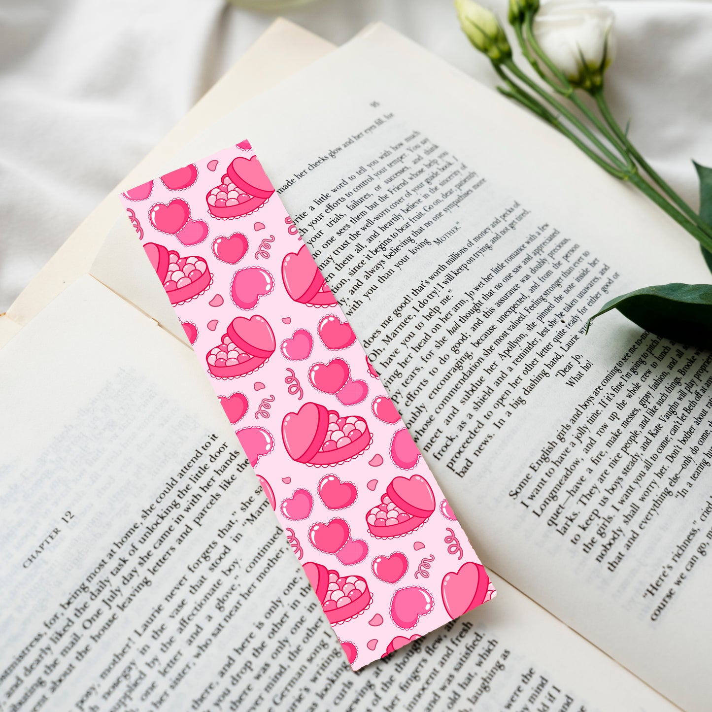 Valentine's Chocolate Box Bookmark