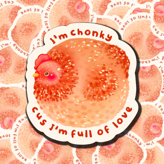 Chonky Chicken Sticker