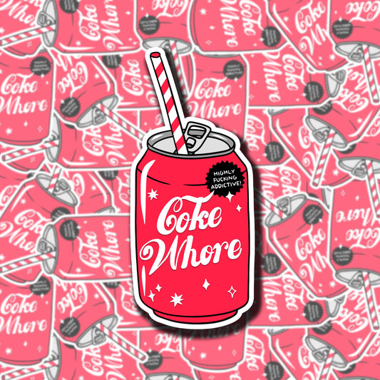 Coke Whore Sticker