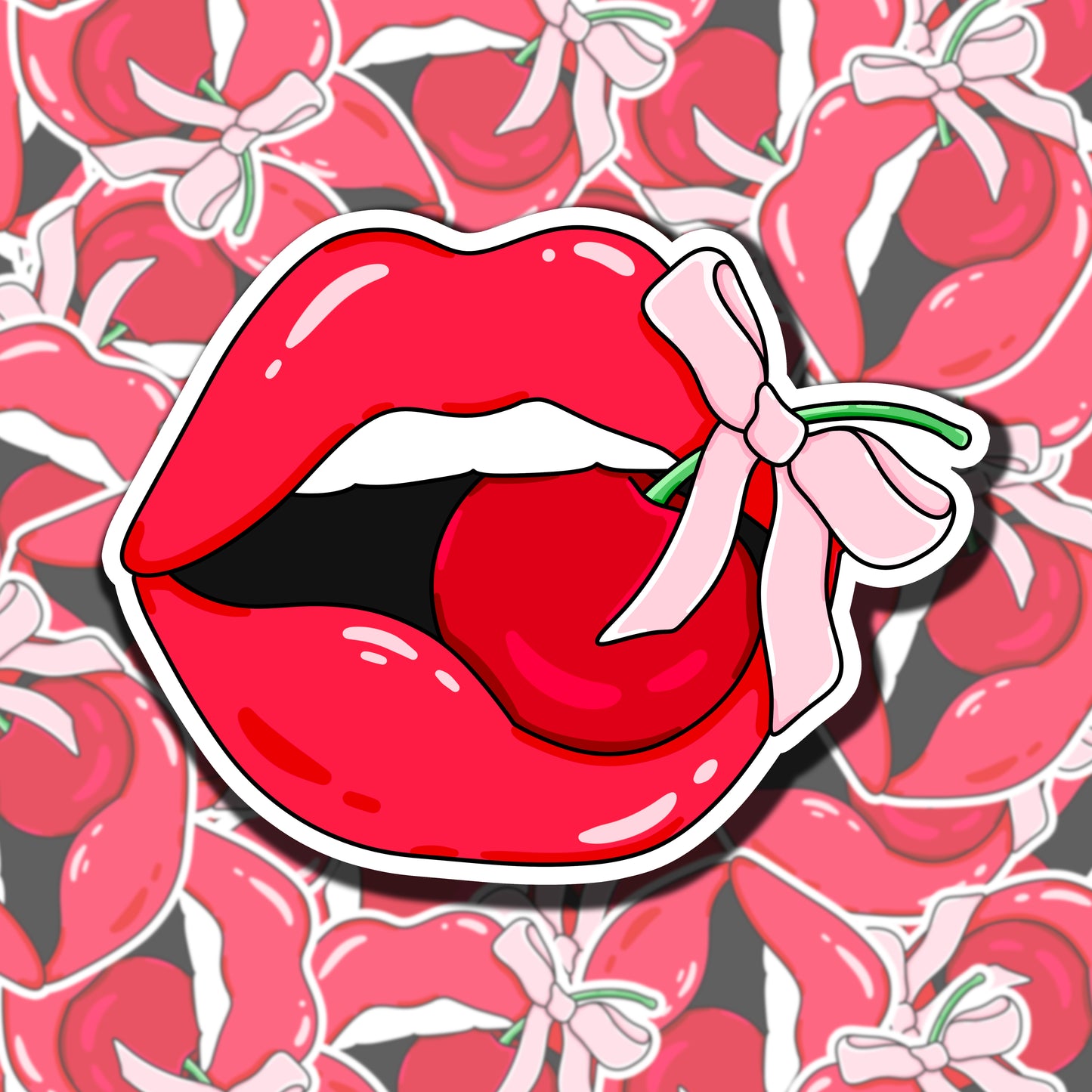 Coquette Lips Sticker