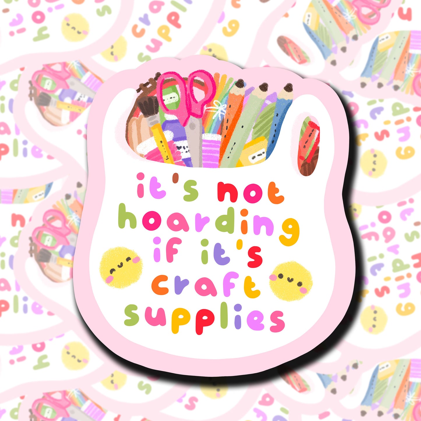 Craft Supplies Sticker