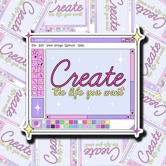 Create Pop Up Window sticker (holographic)