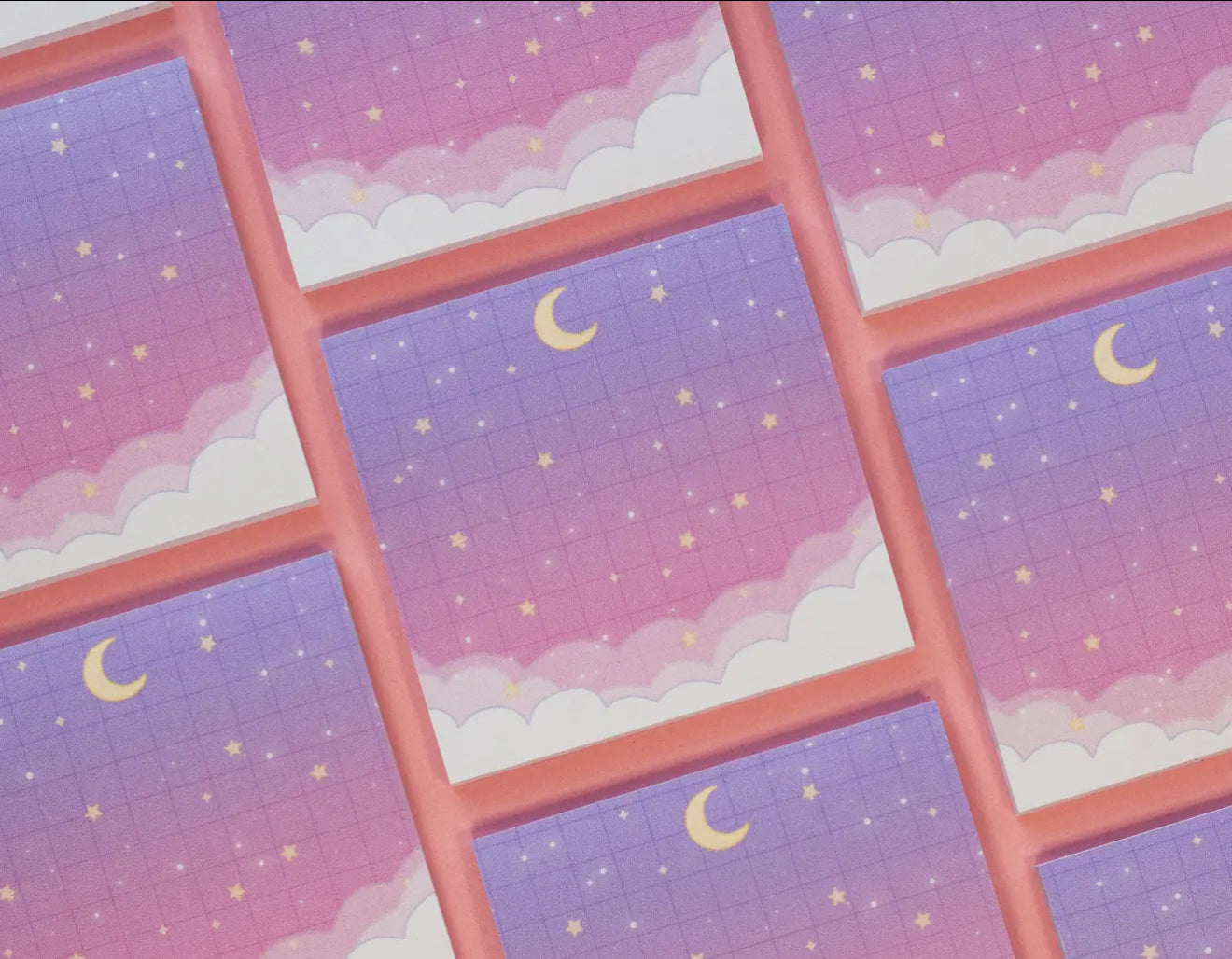 Starry Clouds Sticky Notes
