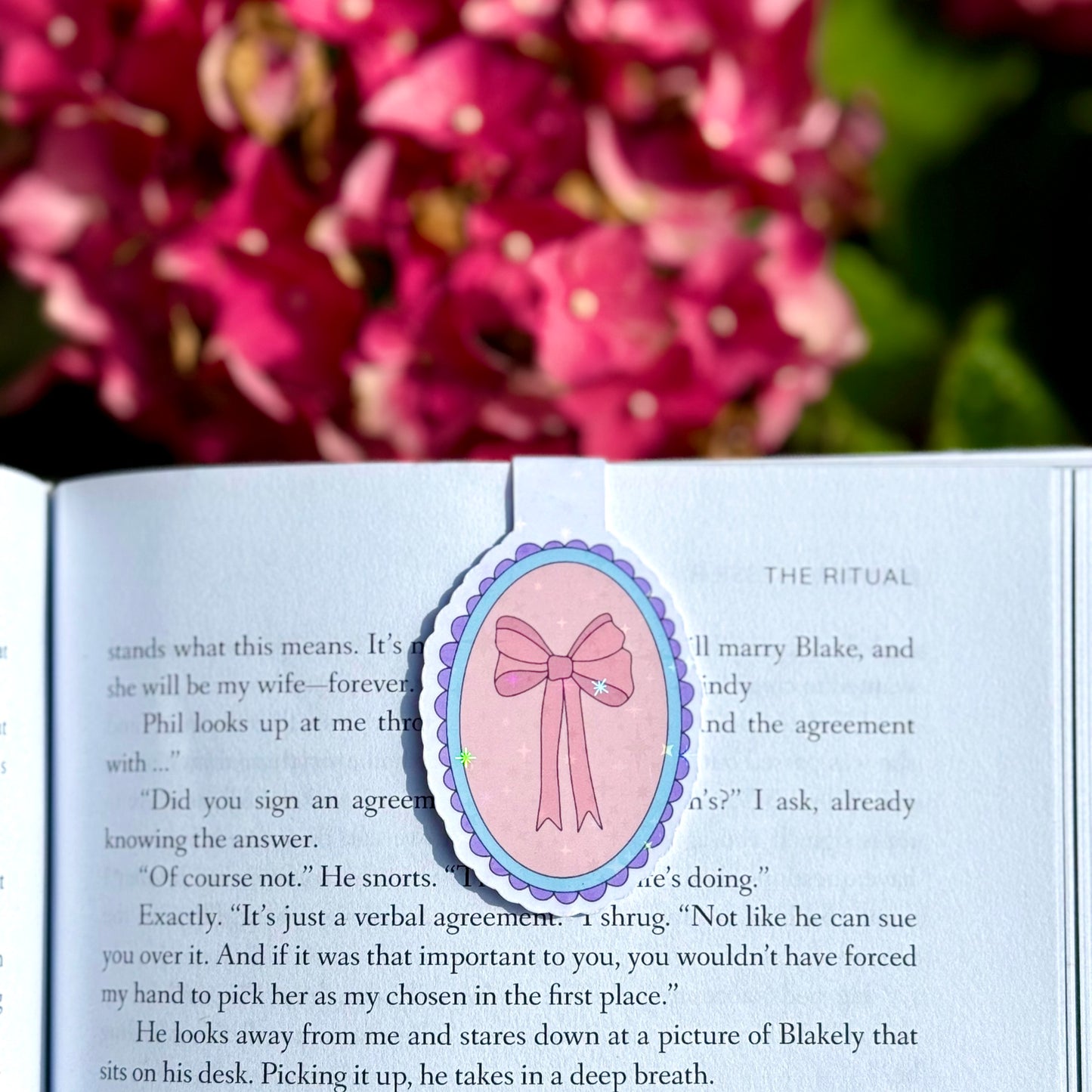 Bow Coquette Magnetic Bookmark (holographic)