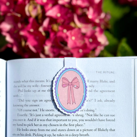 Bow Coquette Magnetic Bookmark (holographic)