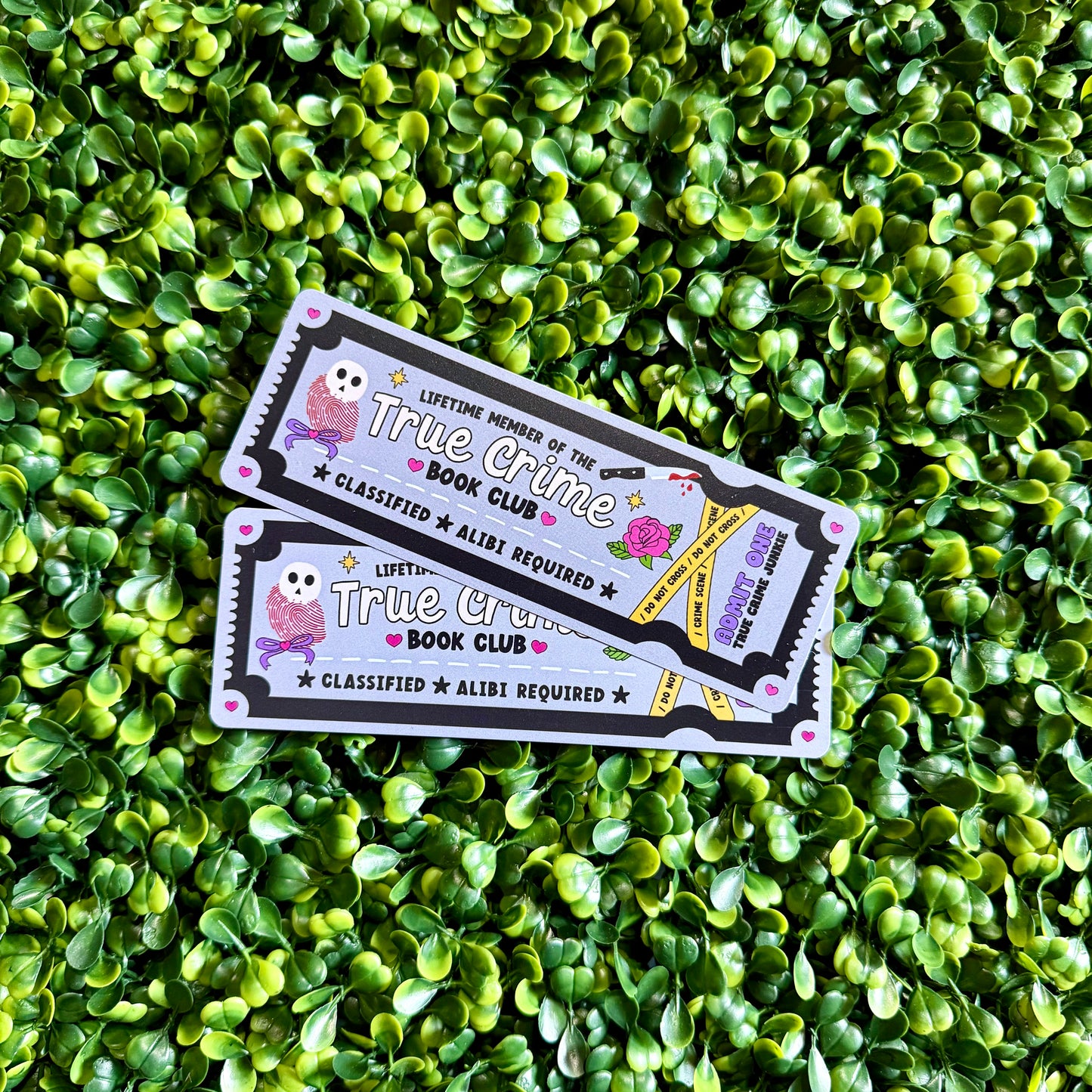 True Crime Bookmark