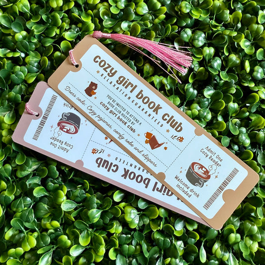 Cozy Girl Book Club Bookmark