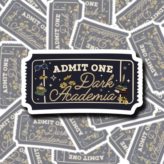 Dark Academia Ticket
