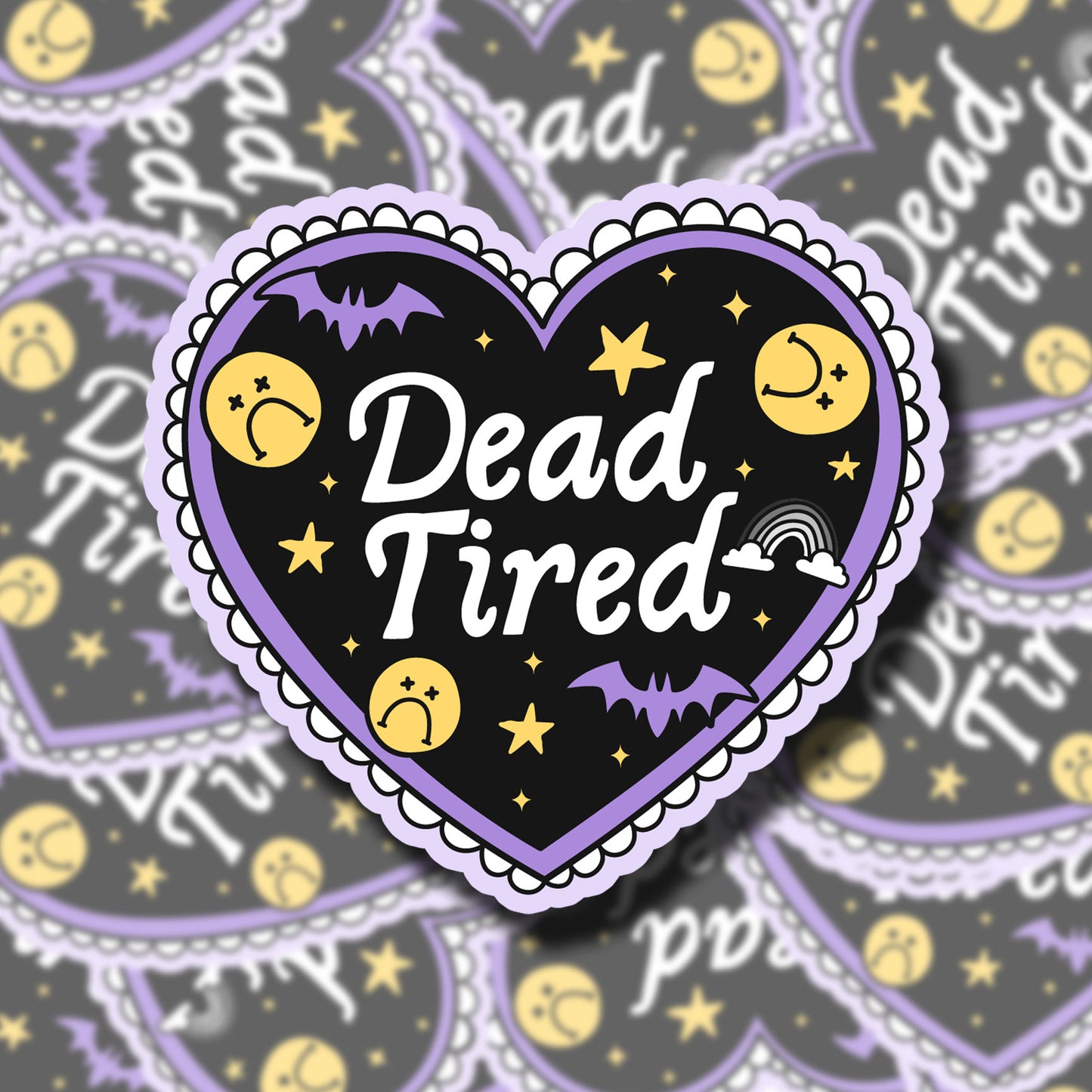 Dead Tired Sticker
