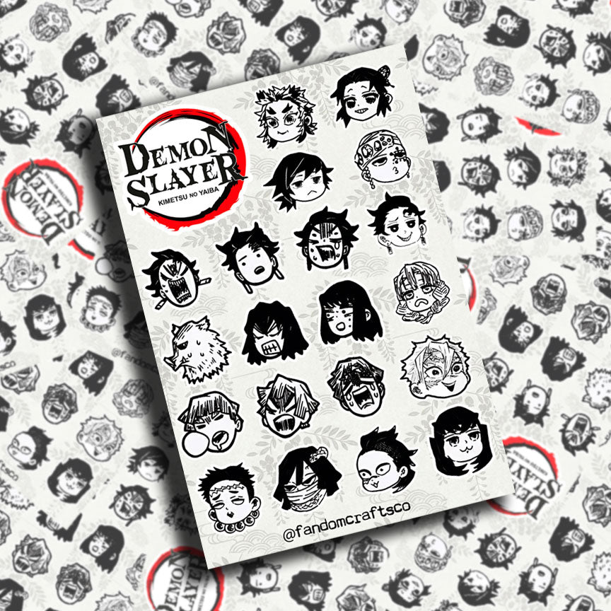 Demon Slayer Sticker Sheet