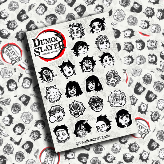 Demon Slayer Sticker Sheet