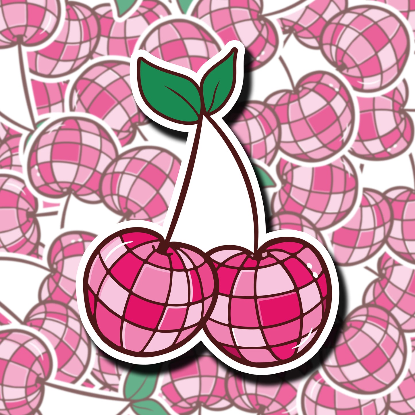 Disco Cherries Sticker