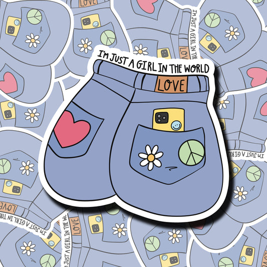 Cute Jeans Sticker