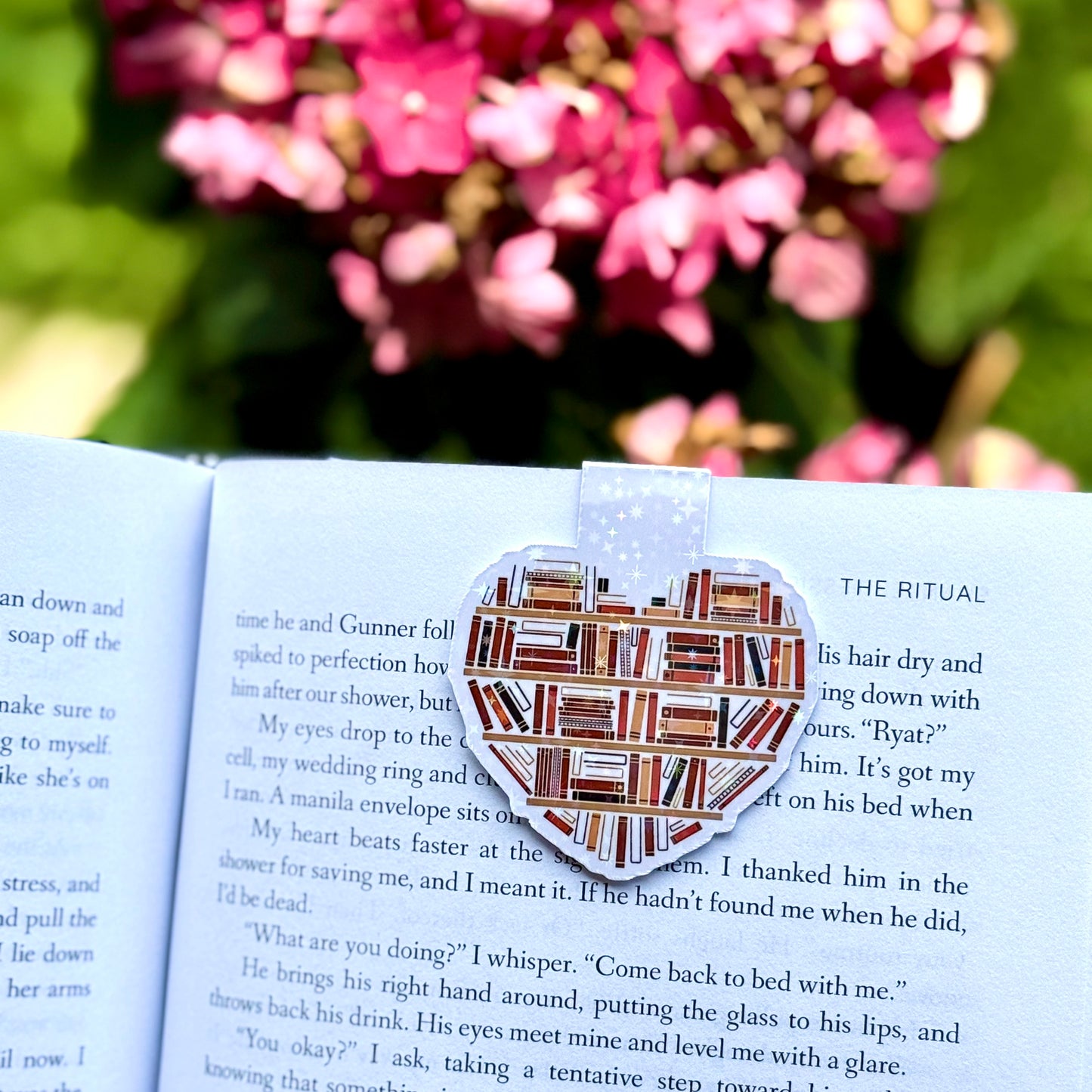 Heart Shelf Magnetic Bookmark (holographic)