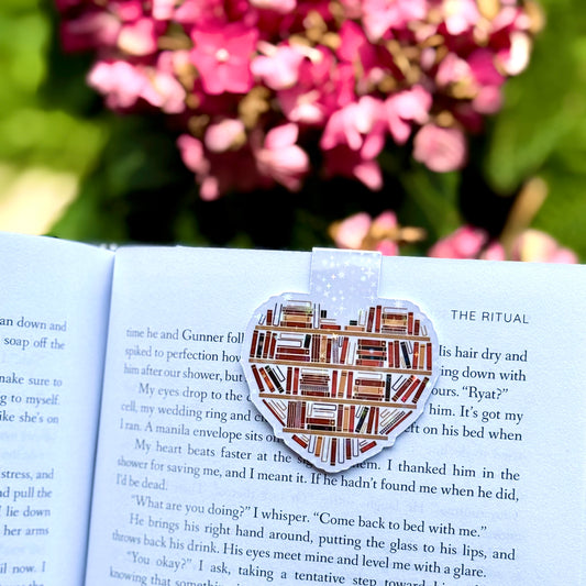 Heart Shelf Magnetic Bookmark (holographic)