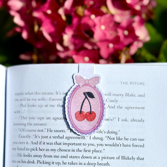 Cherries Coquette Magnetic Bookmark (holographic)