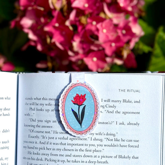 Tulip Magnetic Bookmark (holographic)