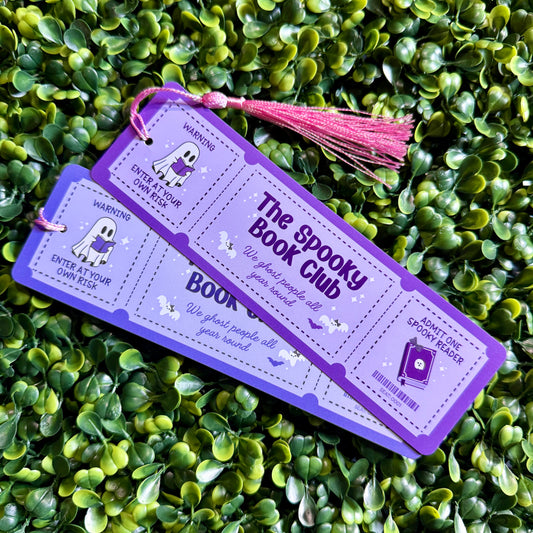 The Spooky Book Club Bookmark