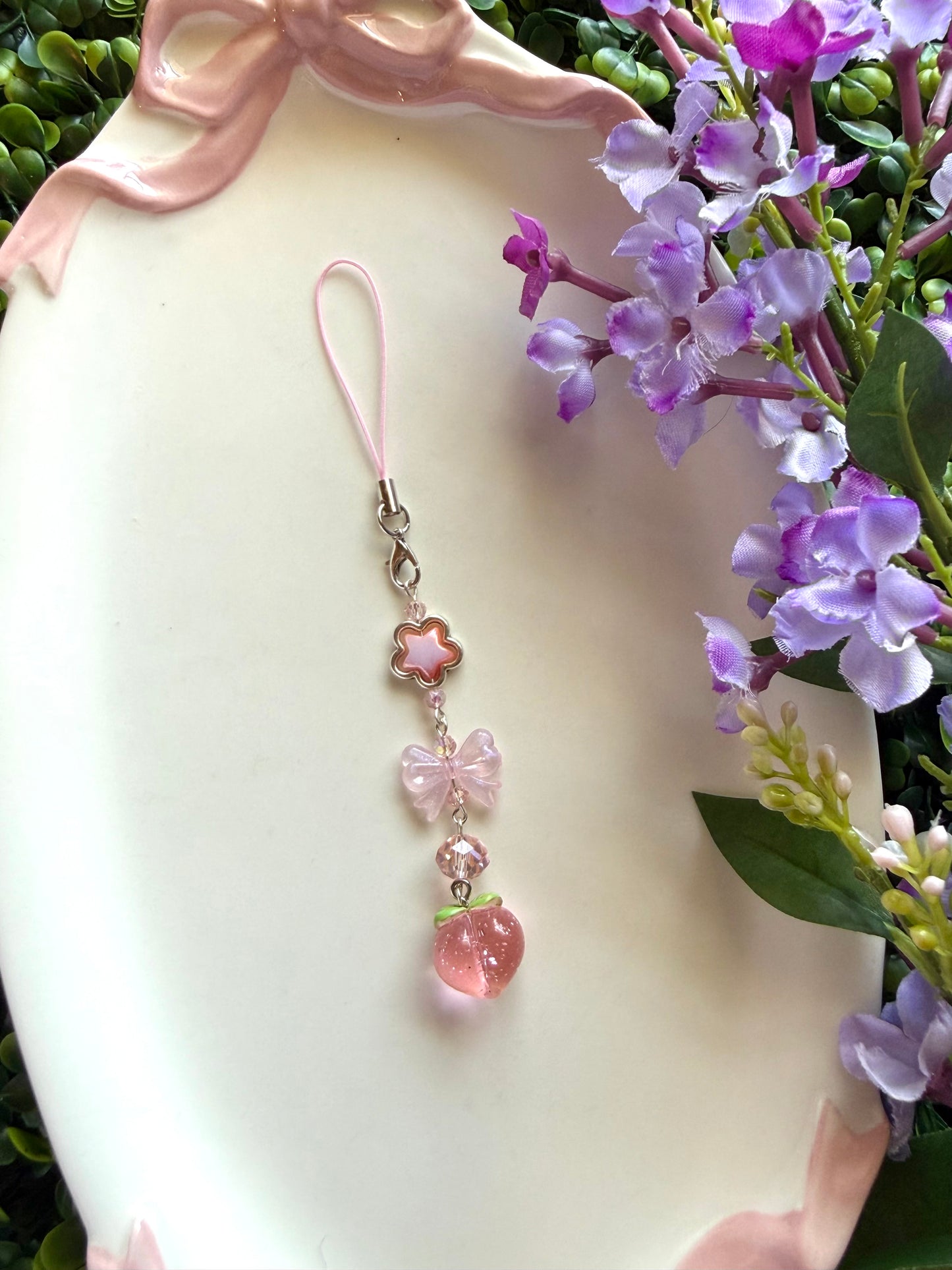 Peachy Phone Charm